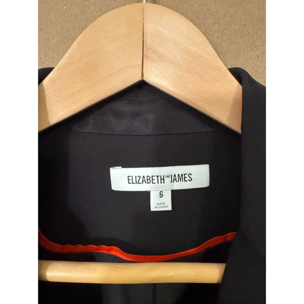 Elizabeth & James Black Blazer‎ MSRP:$465